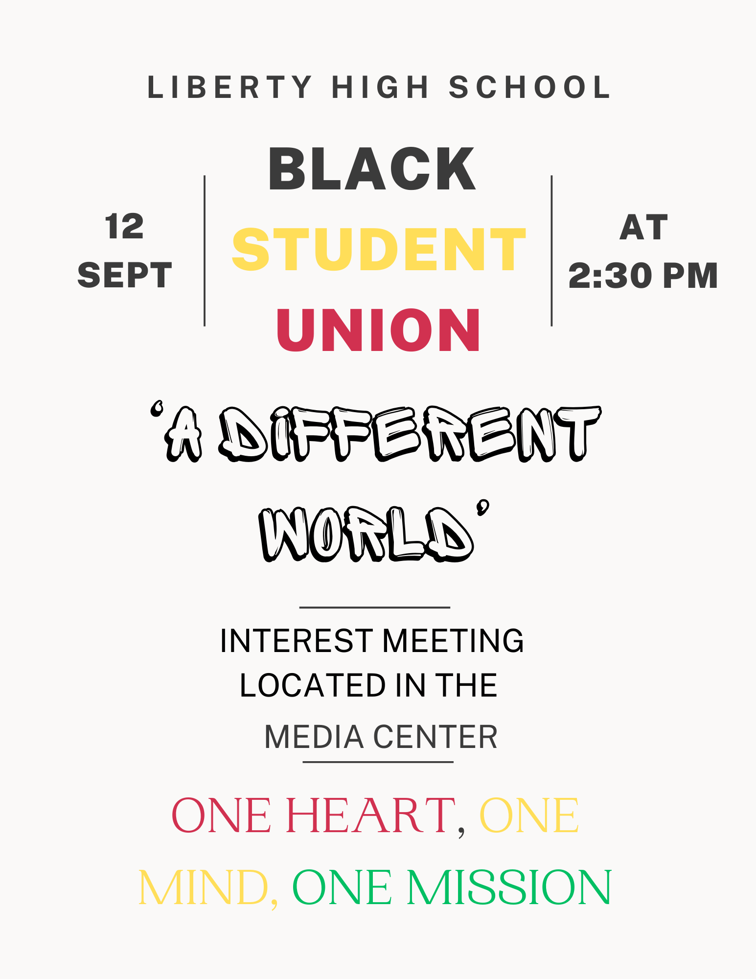 BSU September Meeting